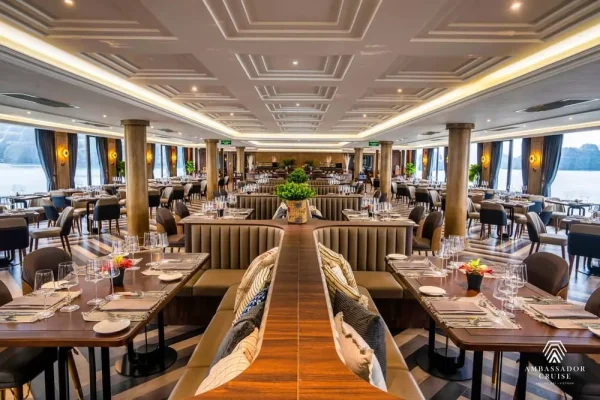 Du thuyền Ambassador Cruise Hạ Long – Hành trình 2 ngày 1 đêm đẳng cấp 5 sao