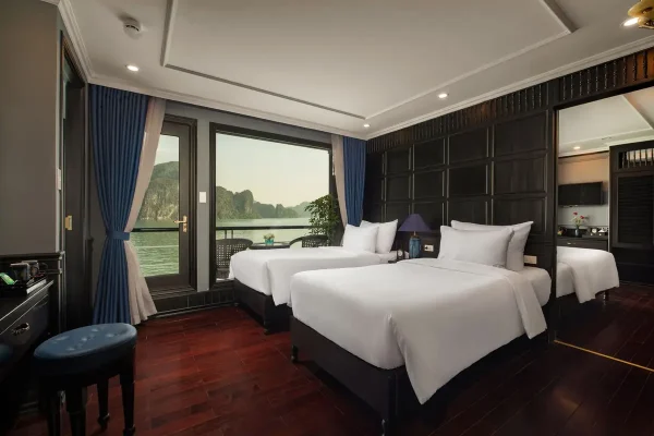 Du Thuyền Rosy Cruise Lan Hạ – Kỳ Nghỉ 5 Sao Giữa Thiên Nhiên Tuyệt Sắc