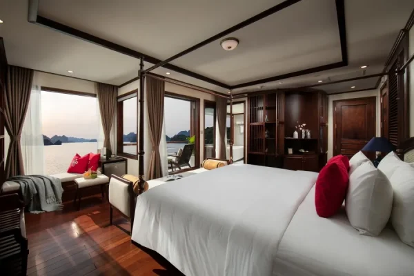 Du thuyền Heritage Cruise 5 Sao – Hành Trình 2 Ngày 1 Đêm Khám Phá Vịnh Lan Hạ