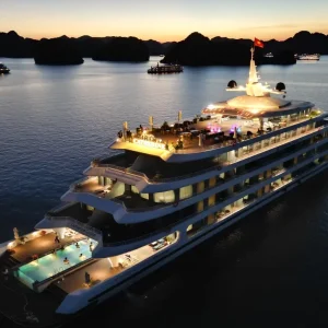 Tour Du Thuyền Catherine Cruises Hạ Long – Siêu Du Thuyền 6 Sao Đỉnh Cao